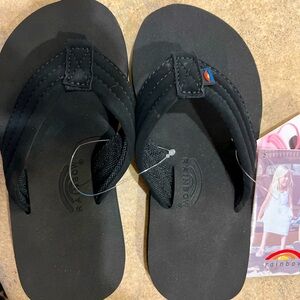 Kids Rainbow Flip Flops sz 11-12